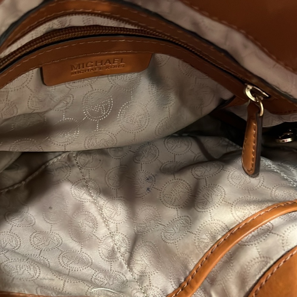 Michael Kors Handbag Vanilla Hamilton Shoulder Or Hand Bag - Picture 7 of 9